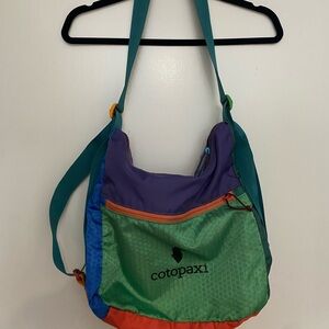 Cotopaxi Colorful Shoulder Bag - Green, Purple, Blue, Orange
